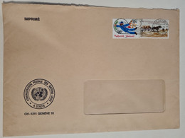 Nations Unies GENEVE 40e Anniversaire De L'organisation Des Nations Unies - Storia Postale