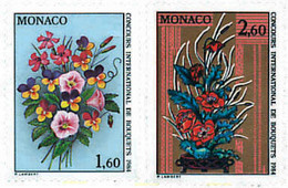 96951 MNH MONACO 1983 CONCURSO INTERNACIONAL DE RAMOS DE FLORES - Andere & Zonder Classificatie