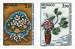 96961 MNH MONACO 1986 20 CONCURSO INTERNACIONAL DE RAMOS DE FLORES - Otros & Sin Clasificación