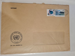 Nations Unies GENEVE 5 Anniversaire Postale De L'ONU - Covers & Documents