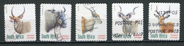 AFRIQUE DU SUD : FAUNE (GAZELLE) - N° Yvert 1030b/1033b Dent 11 & Barres De Pho En L - Usati