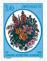 97027 MNH MONACO 1993 26 CONCURSO INTERNACIONAL DE RAMOS DE FLORES - Autres & Non Classés