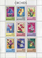 338161 MNH MONGOLIA 1997 MARIPOSAS Y ORQUIDEAS - Ragni