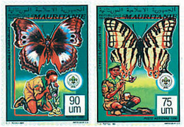 697315 MNH MAURITANIA 1991 SETAS, MARIPOSAS Y ESCULTISMO - Mauritanie (1960-...)