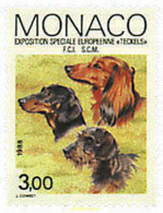 51028 MNH MONACO 1988 EXPOSICION CANINA - Other & Unclassified