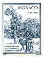 32956 MNH MONACO 1995 ASAMBLEA GENERAL DEL CONSEJO INTERNACIONAL DE CAZA - Sonstige & Ohne Zuordnung