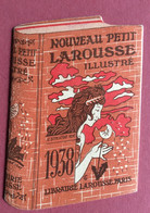 Etampes Librairie Rue De La Juiverie Calendrier Larousse 1938 Ill Grasset Femme Fleur Pissenlit - Petit Format : 1921-40