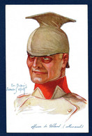 Officier De Uhland ( Amiens 1914). Illustrateur Signé Emile Dupuis ( Série Leurs Caboches) N°. 25 - Dupuis, Emile