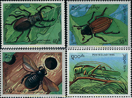 29393 MNH LAOS 1995 INSECTOS - Araignées