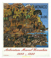 32684 MNH MONACO 1997 10 ANIVERSARIO DEL ARBORETUM MARCEL KROENLEIN - Otros & Sin Clasificación