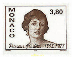 32686 MNH MONACO 1997 CENTENARIO DEL NACIMIENTO DE LA PRINCESA CARLOTA - Otros & Sin Clasificación