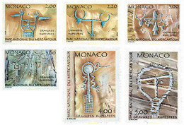 32581 MNH MONACO 1989 INSCRIPCIONES RUPESTRES DEL PARQUE DE MERCANTOUR - Altri & Non Classificati