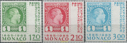32466 MNH MONACO 1985 CENTENARIO DEL PRIMER SELLO DE MONACO - Other & Unclassified