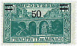 82880 HINGED MONACO 1931 VISTAS DEL PRINCIPADO - Autres & Non Classés