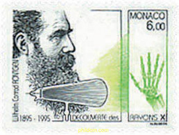 32958 MNH MONACO 1995 CENTENARIO DEL DESCUBRIMIENTO DE LOS RAYOS X - Sonstige & Ohne Zuordnung