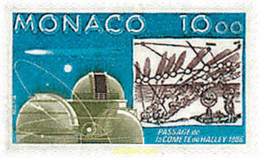 32468 MNH MONACO 1986 PASO DEL COMETA HALLEY - Altri & Non Classificati