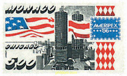 32469 MNH MONACO 1986 AMERIPEX 86. EXPOSICION FILATELICA INTERNACIONAL - Sonstige & Ohne Zuordnung