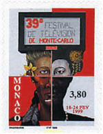 46422 MNH MONACO 1999 39 FESTIVAL DE TELEVISION DE MONTECARLO - Other & Unclassified