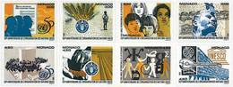 368803 MNH MONACO 1995 50 ANIVERSARIO DE LA ONU, DE LA FAO Y DE LA UNESCO - Otros & Sin Clasificación