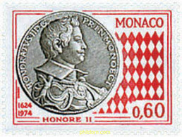 32862 MNH MONACO 1974 350 ANIVERSARIO DEL ARTE NUMISMATICO DE MONACO - Other & Unclassified