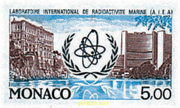 76911 MNH MONACO 1987 25 ANIVERSARIO DE LA INSTALACION EN MONACO DEL LABORATORIO INTERNACIONAL DE RADIOACTIVIDAD MARINA - Altri & Non Classificati