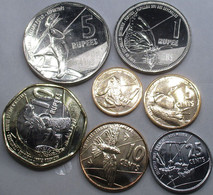 SEYCHELLES Different Years Set 7 Coins #btran - Seychelles