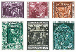 32544 MNH MONACO 1973 NAVIDAD Y 750 ANIVERSARIO DE LA INSTITUCION SAN FRANCISCO DE ASIS - Altri & Non Classificati