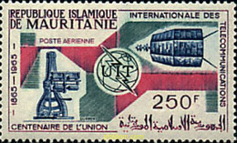 160825 MNH MAURITANIA 1965 CENTENARIO DE LA UNION INTERNACIONAL DE TELECOMUNICACIONES - Mauritanie (1960-...)