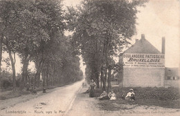 Belgique - Lombartzijde - Route Vers La Mer - Edit. épicerie Boulangerie Vansteeger - Animé - Carte Postale Ancienne - Oostende