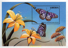 218579 MNH LIBERIA 1998 MARIPOSAS - Ragni