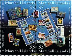 4452 MNH MARSHALL Islas 1999 15 ANIVERSARIO DEL SERVICIO POSTAL - Ragni