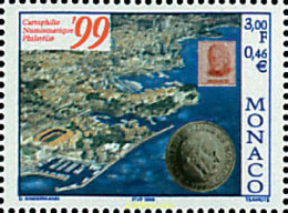 48535 MNH MONACO 1999 CARTOPHILIE NUMISMATIQUE PHILATELIE 99 - Altri & Non Classificati