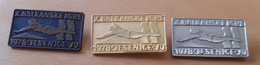 Water Jumping Diving  Balkan Championships Jesenice Yugoslavia Slovenia 1978 Pins  38x21mm - Buceo