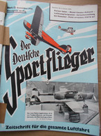 Deutschland 1933-45; "Der Deutsche Sportflieger" X14; Luftwaffe, Military, 1937-38 Aviation, Spanish Civil War, Etc - 5. World Wars