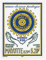 67961 MNH MAYOTTE 2000 DISTRITO 920 DEL RORARY CLUB - Autres & Non Classés