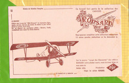 BUVARD & Blotting Paper :   Cahiers RONSARD Aviation  LE NIEUPORT  N° 12 - Papeterie