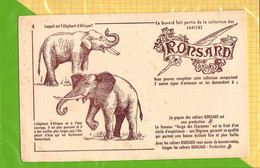BUVARD  : Cahiers RONSARD  Lequel Est L'Elephant D'Afrique N°4 - Animals