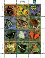 299203 MNH MARSHALL Islas 2001 MARIPOSAS - Spinnen