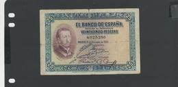 ESPAGNE - Billet 25 Pesetas 1926 TB/F Pick-071 - 1-2-5-25 Pesetas