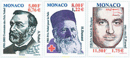 76868 MNH MONACO 2001 CENTENARIO DE LOS PREMIOS NOBEL - Otros & Sin Clasificación