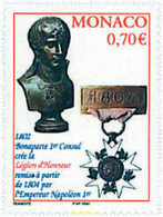 79542 MNH MONACO 2002 200 ANIVERSARIO DE LA LEGION DE HONOR - Autres & Non Classés