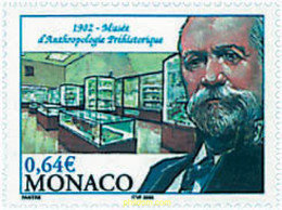 79546 MNH MONACO 2002 CENTENARIO DEL MUSEO DE ANTROPOLOGIA PREHISTORICA - Otros & Sin Clasificación