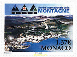 81549 MNH MONACO 2002 AÑO INTERNACIONAL DE LA MONTAÑA - Sonstige & Ohne Zuordnung