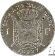 LaZooRo: Belgium 1 Franc 1887 XF - Silver - 1 Franc