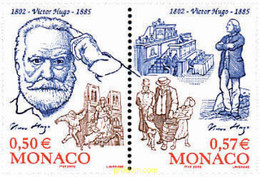 4704 MNH MONACO 2002 200 ANIVERSARIO DEL NACIMIENTO DE VICTOR HUGO - Otros & Sin Clasificación