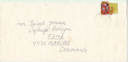 Portugal Cover Sent To Denmark 2007 Single Franked - Brieven En Documenten