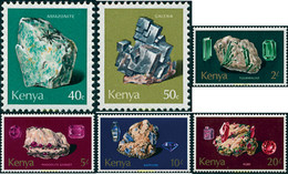 336796 MNH KENIA 1977 MINERALES - Fossielen