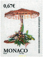 104238 MNH MONACO 2002 CONCURSO INTERNACIONAL DE RAMOS DE FLORES - Sonstige & Ohne Zuordnung