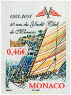 104258 MNH MONACO 2003 50 ANIVERSARIO DEL YATCH-CLUB DE MONACO - Andere & Zonder Classificatie