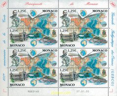 114665 MNH MONACO 2003 CENTENARIO DE LA GEBCO (MAPA GENERAL BATIMETRICO DE LOS OCEANOS) - Andere & Zonder Classificatie